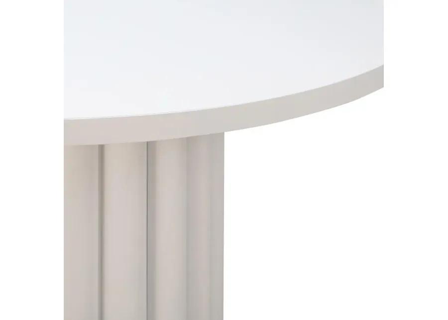 Belen Kox Versatile White Round Dining Table, Belen Kox