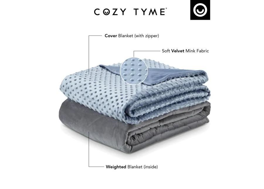 Cozy Tyme Isabis Weighted Blanket 25 Pound 72"x80" King Size