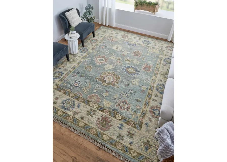 Fillmore 69CJF 2' x 3' Blue/Ivory/Yellow Rug