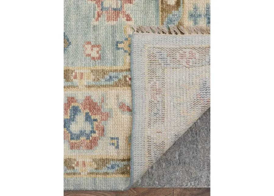 Fillmore 69CJF 2' x 3' Blue/Ivory/Yellow Rug