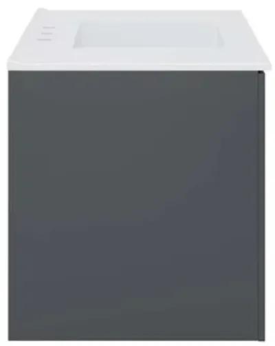 Modway Vitality 36" Bathroom Vanity, 36 Inch, Gray White