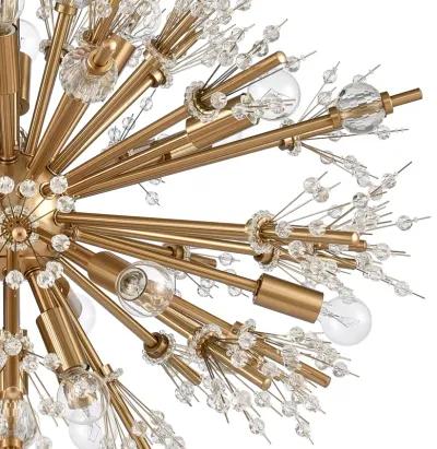 Starburst 26'' Wide 19-Light Gold Chandelier