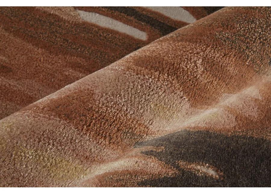 Anya 8883F Red/Brown/Orange 2' x 3' Rug