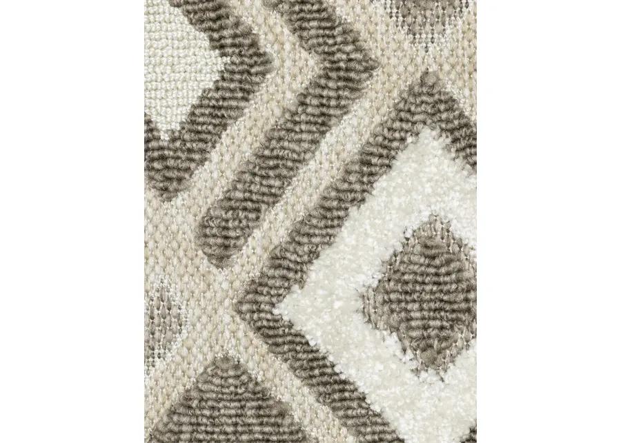 Tangier 6'7" x 9'6" Brown Rug