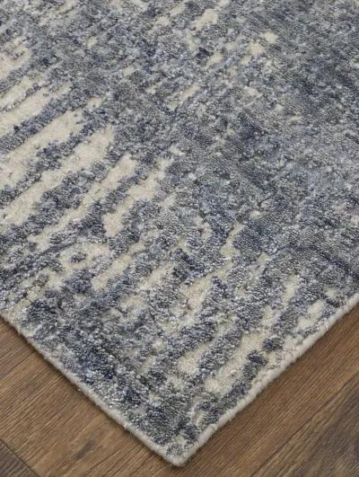 Eastfield 69AIF 3' x 5' Blue/Ivory/Gray Rug