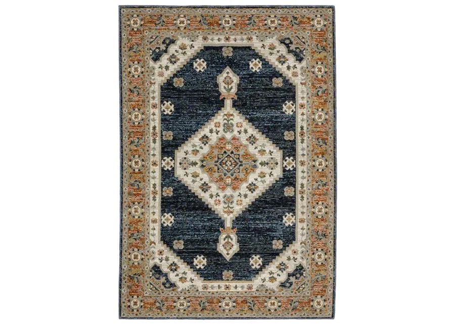 Andorra 8'6" x 11'7" Blue Rug