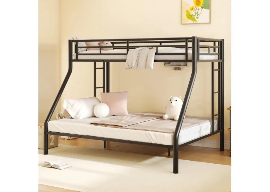 Merax Metal Bunk Bed with Ladders and Guardrails