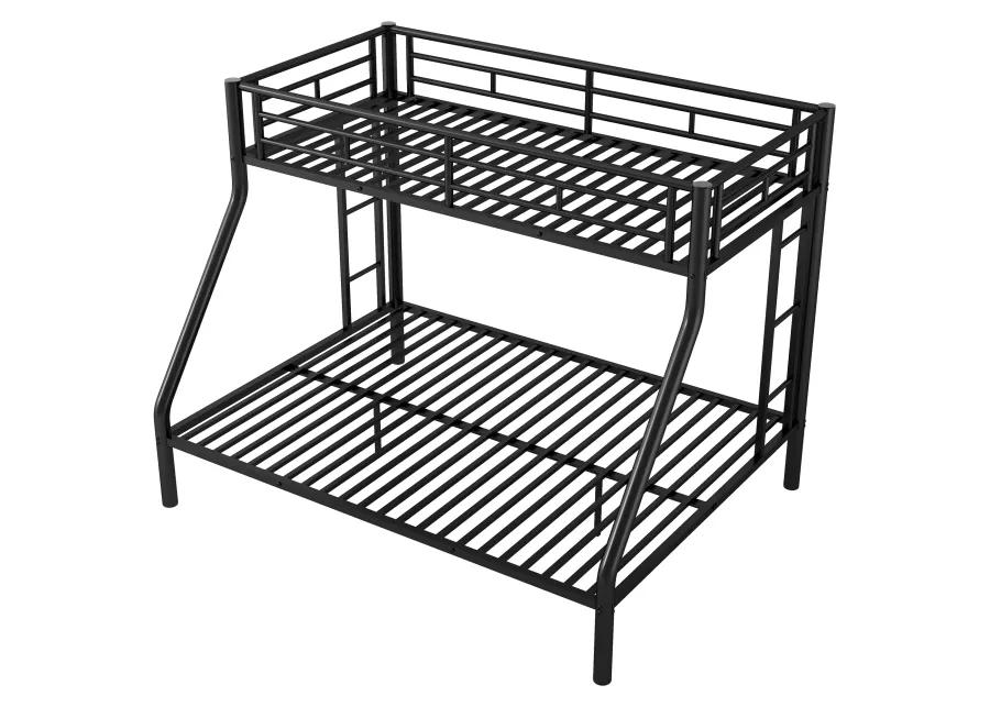 Merax Metal Bunk Bed with Ladders and Guardrails