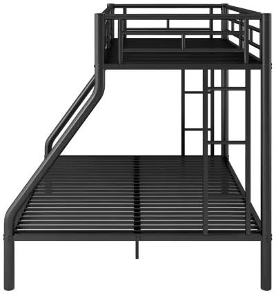 Merax Metal Bunk Bed with Ladders and Guardrails