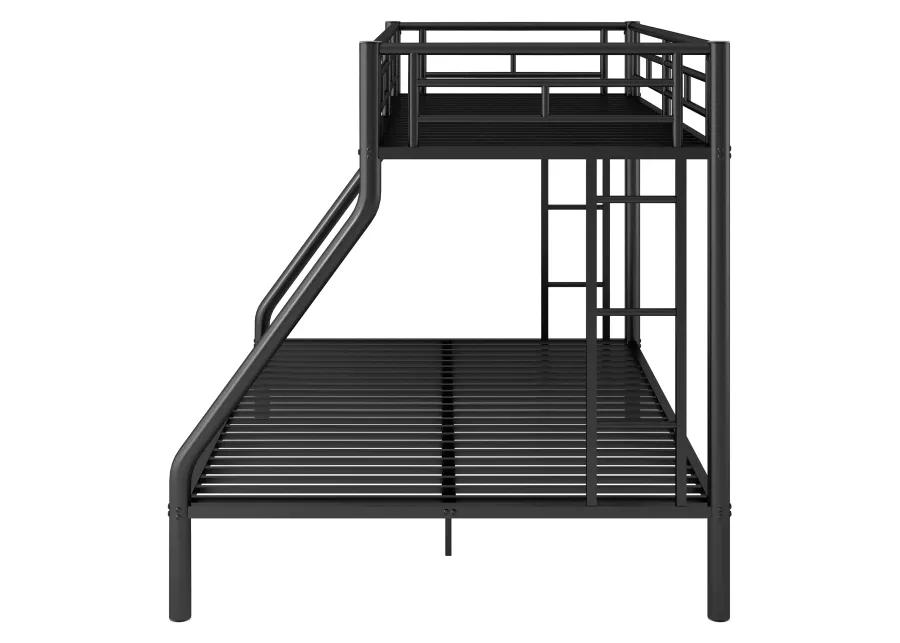 Merax Metal Bunk Bed with Ladders and Guardrails