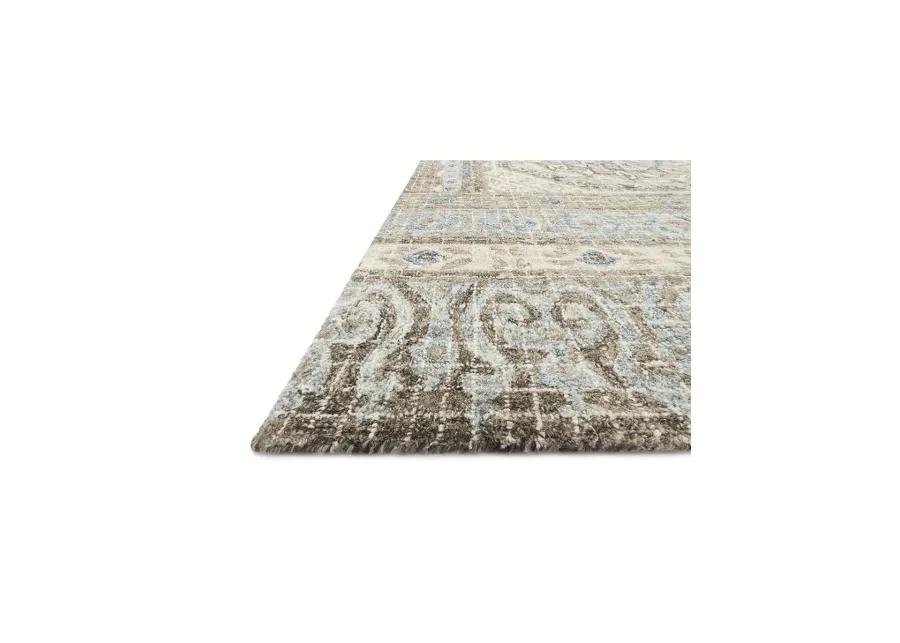 Tatum TW02 Stone/Blue 7'9" x 9'9" Rug