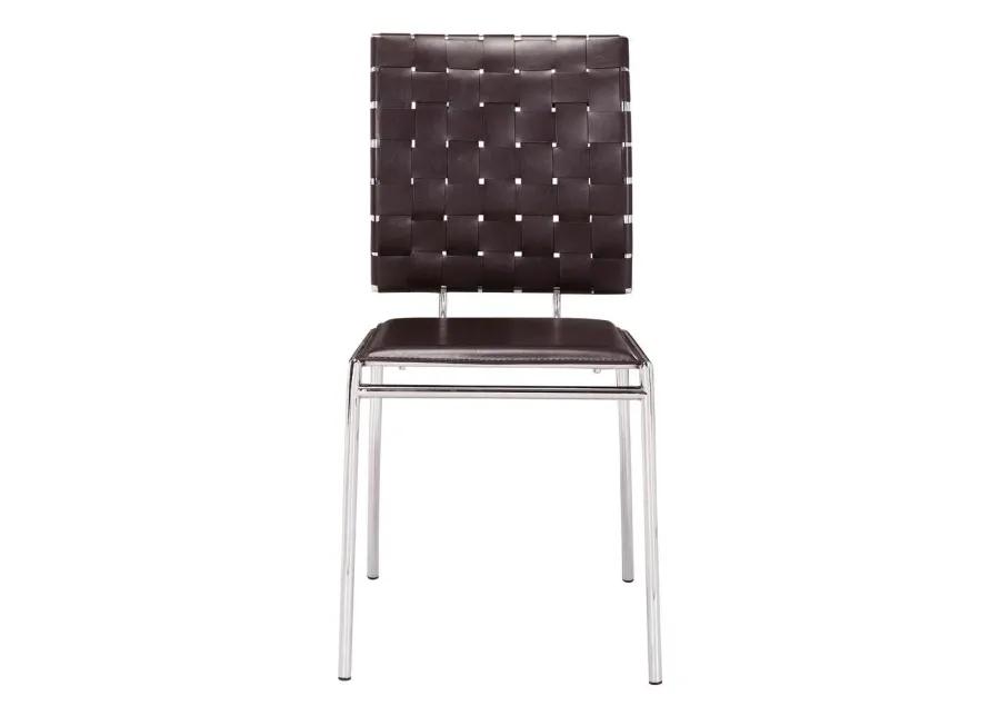 Belen Kox Cross Dining Chair Espresso