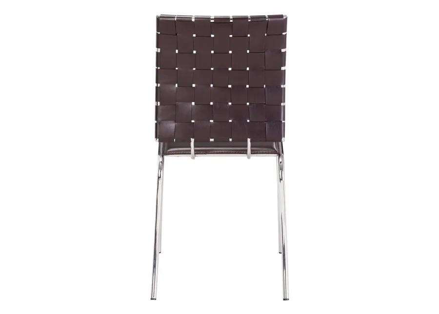 Belen Kox Cross Dining Chair Espresso