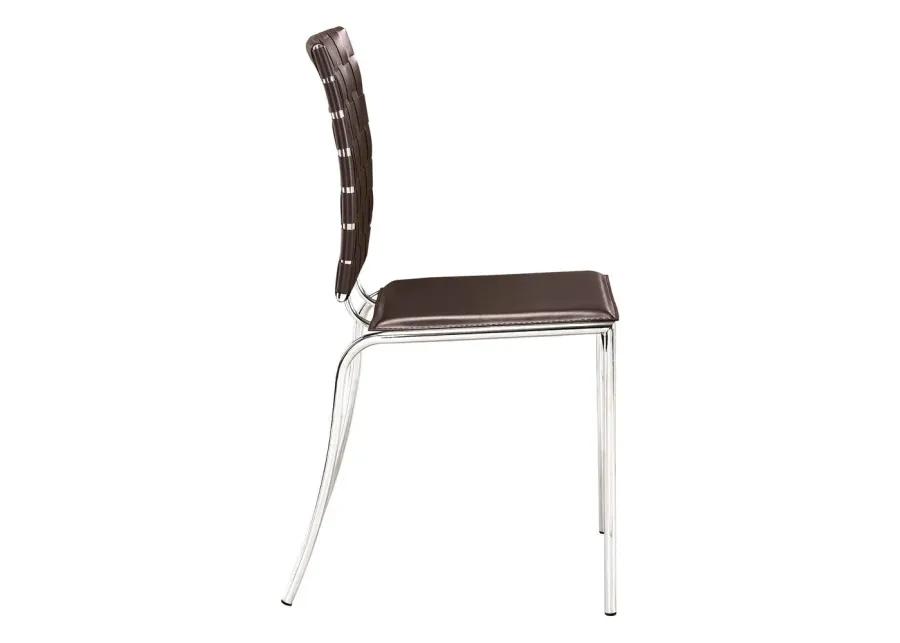 Belen Kox Cross Dining Chair Espresso