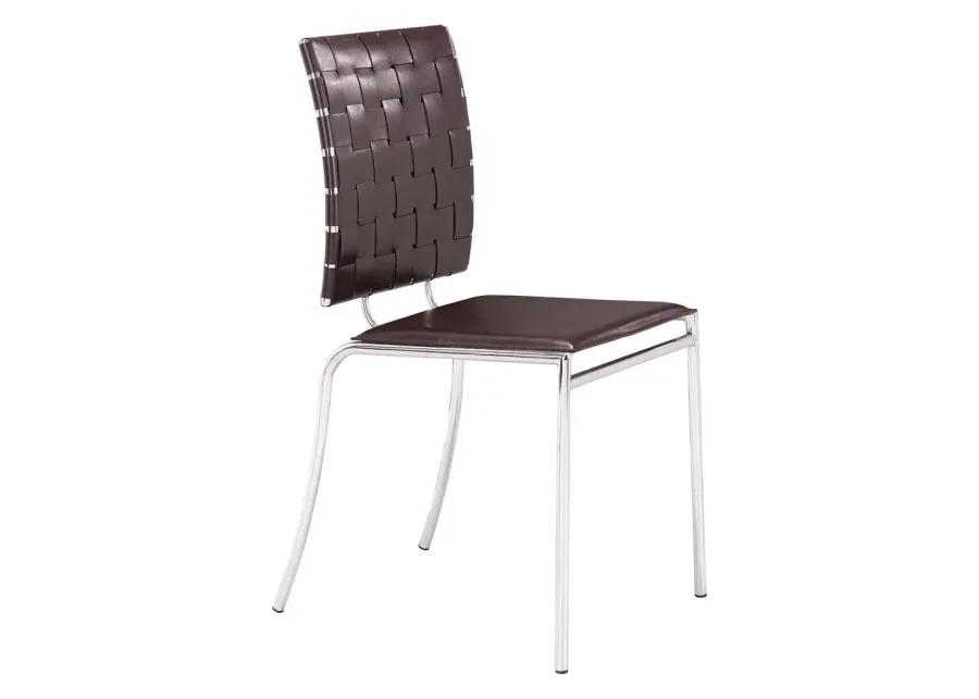 Belen Kox Cross Dining Chair Espresso