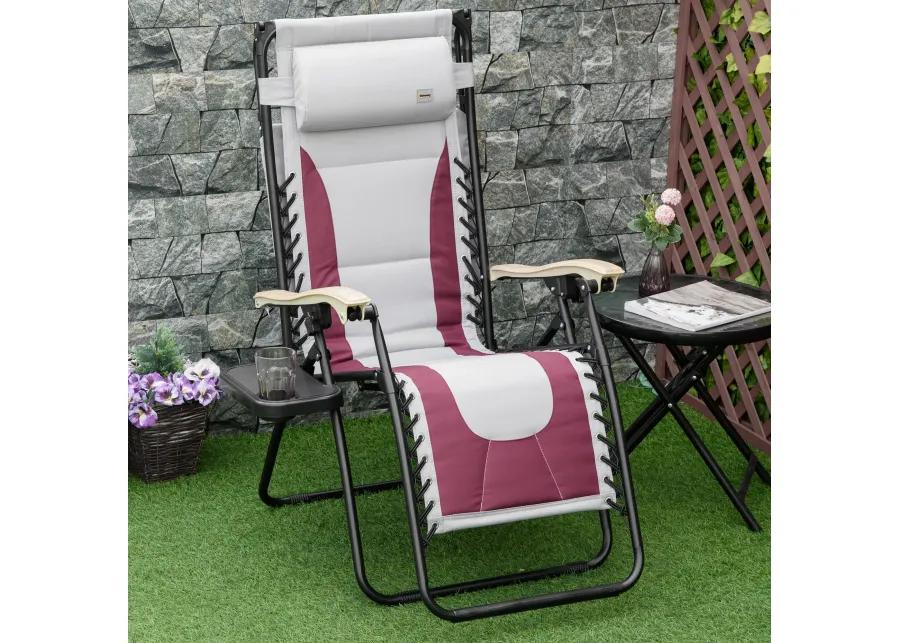 Outdoor Recliner: Zero Gravity Lounger with Canopy for Events