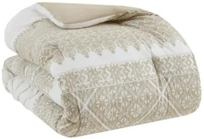 Gracie Mills Robbins 3-Piece Cotton Comforter Set with Chenille Tufting