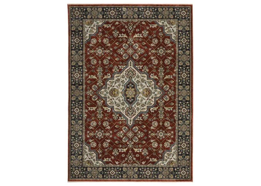 Aberdeen 7'10" x 10'10" Red Rug