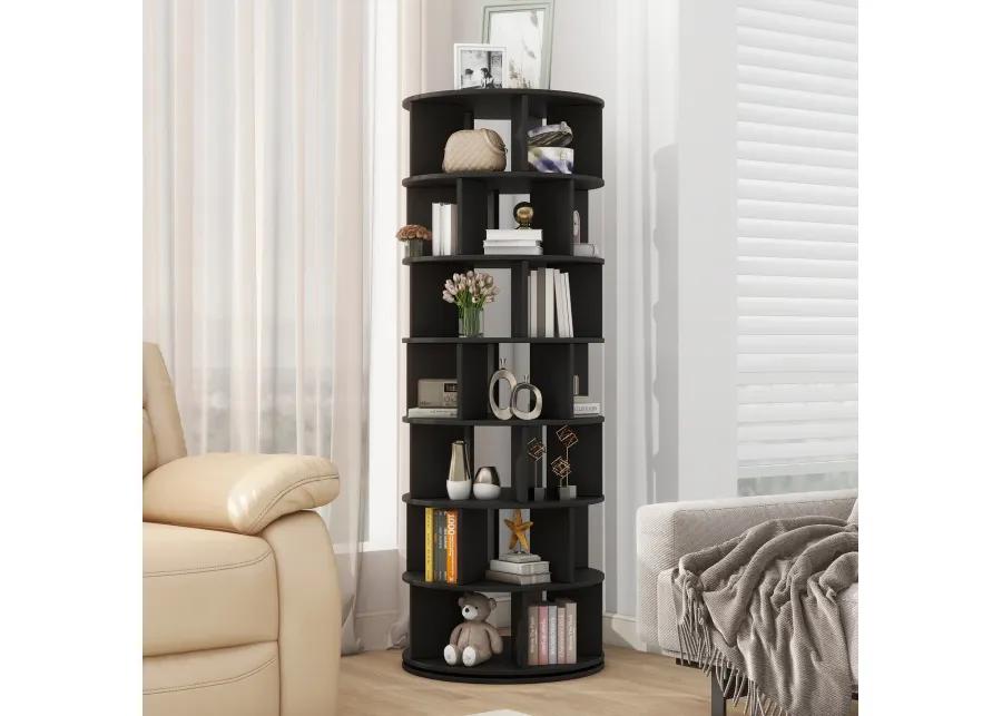 Merax 7-Tier Spinning Shoe Shelf Display Rack