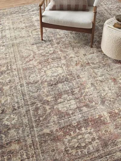 Georgie GER06 Bordeaux/Antique 8'4" x 11'6" Rug by Amber Lewis