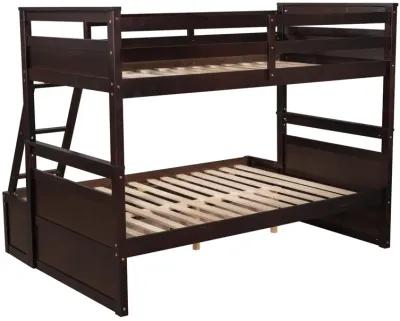 Merax Convertible Bunk Bed with 2 Storage Drawers