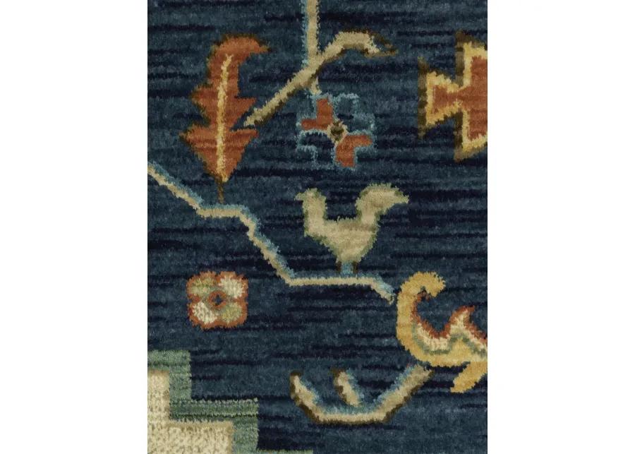 Francesca 9'10" x 12'10" Blu Rug