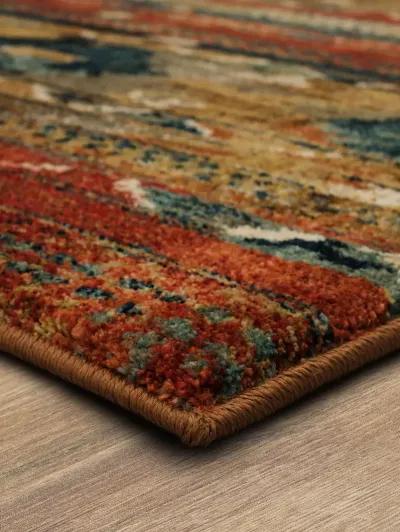 Spice Market Infused Aquamarine 2' X 3' Rug