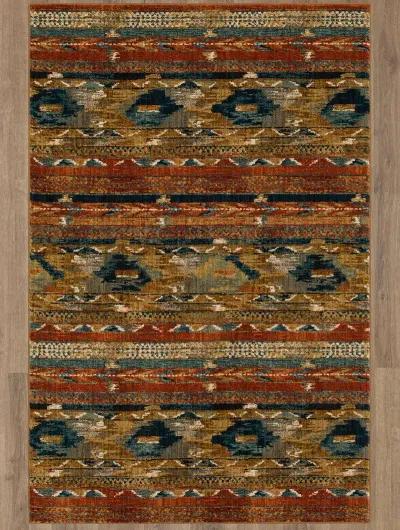 Spice Market Infused Aquamarine 2' X 3' Rug