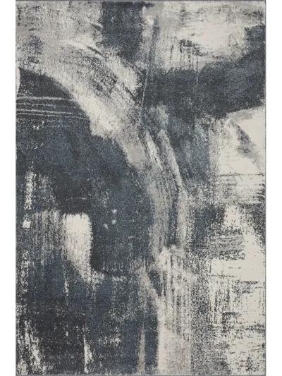 Spirit SPI04 Indigo/Ivory 6'7" x 9'3" Rug