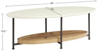 Belen Kox Beaumont Oval Coffee Table, Belen Kox