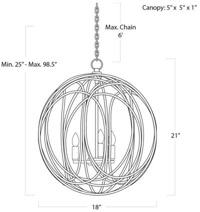 Ofelia Pendant Large