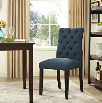 Duchess Button Tufted Fabric Dining Chair