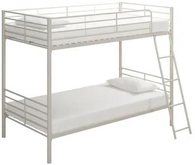 Daysi Convertible Twin over Twin Metal Bunk Bed