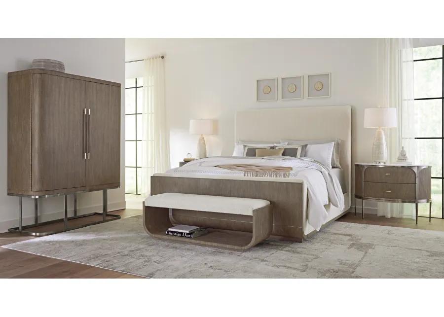 Modern Mood King Upholstered Panel bed