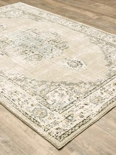 Andorra 7'10" Beige Rug