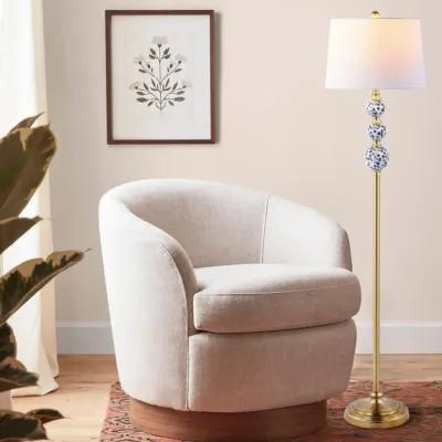 Tavira Classic Midcentury Iron LED Floor Lamp