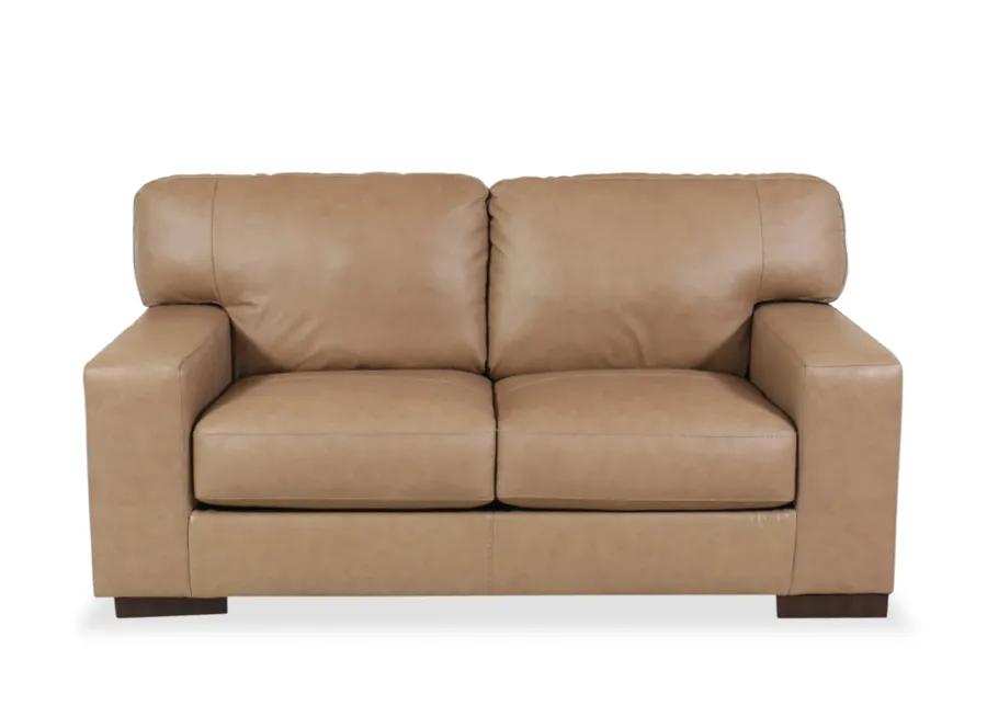 Lombardia Leather Loveseat