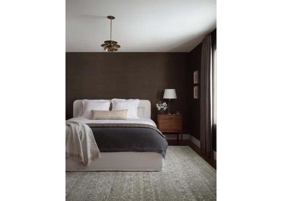 Honora Grey/Beige 5'3" x 7'9" Area Rug by Amber Lewis x Loloi