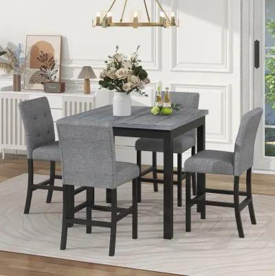 Merax 5-Piece Counter Height Dining Set