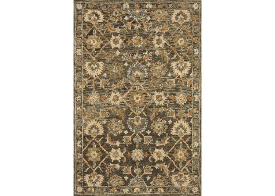 Victoria VK08 Dk Taupe/Multi 5' x 7'6" Rug