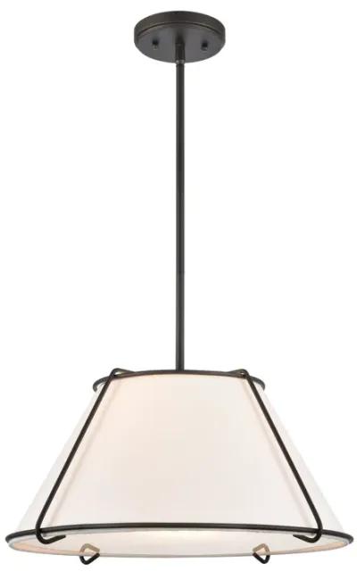 Regalia 18'' Wide 1-Light Bronze Pendant