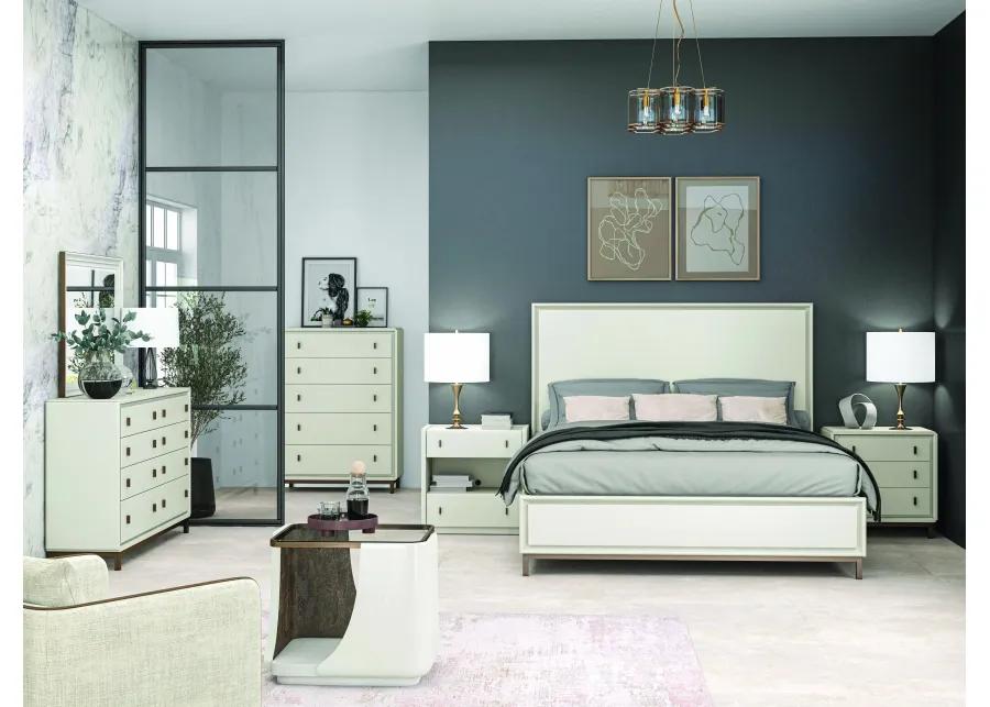 Blanc California King Panel Bed