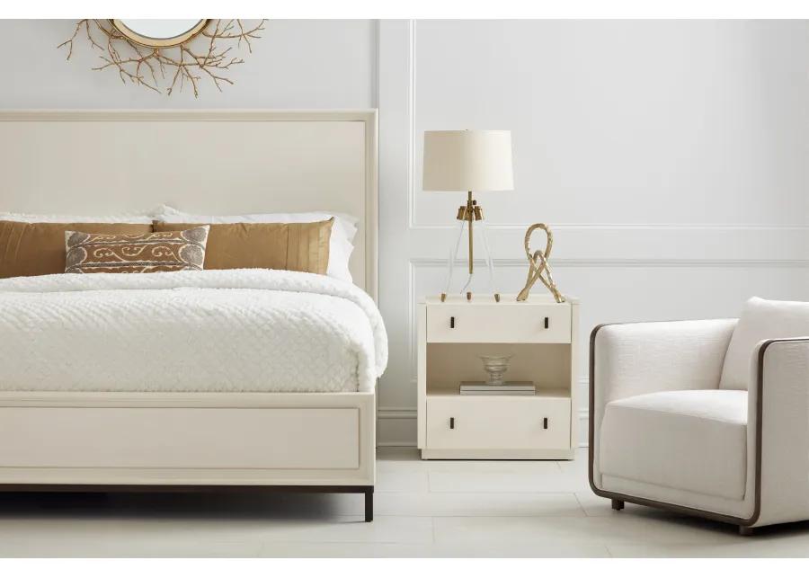 Blanc California King Panel Bed