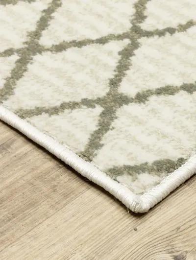 Georgia 3'10" x 5'5" Ivory Rug