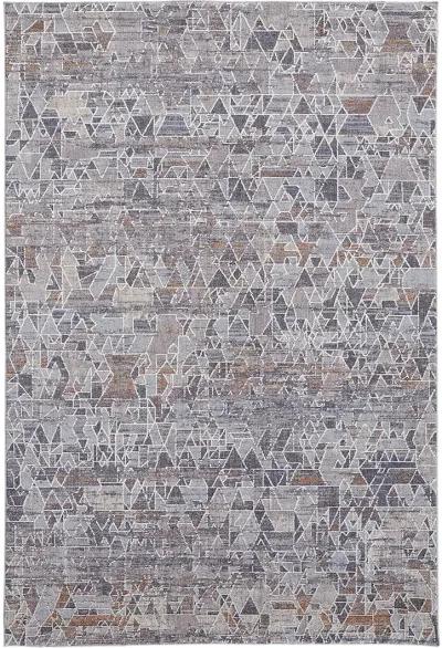 Francisco 39CZF Gray/Blue/Orange 10' x 13' Rug