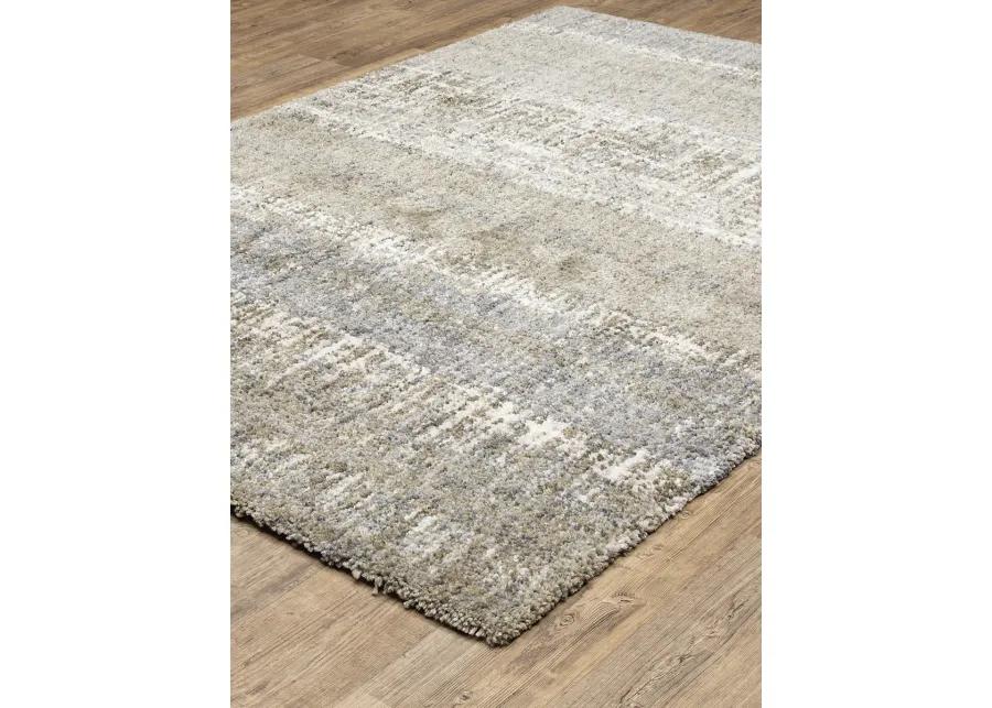 Aspen 2'3" x 7'6" Grey Rug