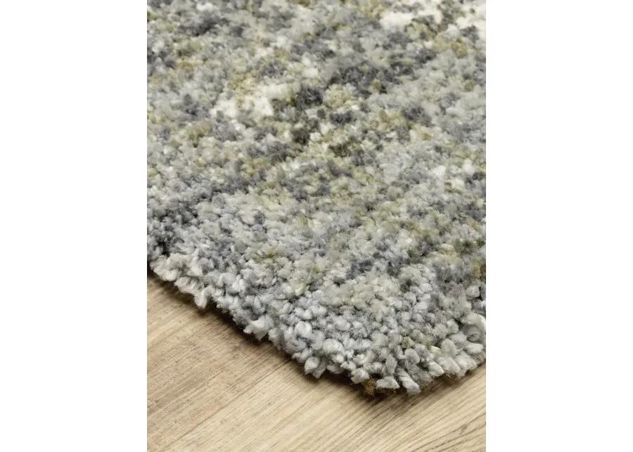 Aspen 2'3" x 7'6" Grey Rug