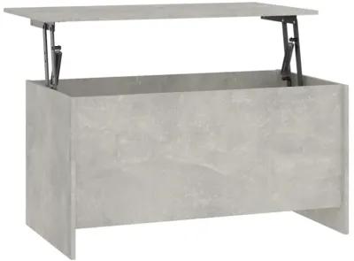 vidaXL Coffee Table Concrete Gray 40.2"x21.9"x20.7" Engineered Wood