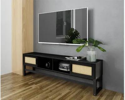 Leva Scandinavian 2 Door Rounded TV Stand