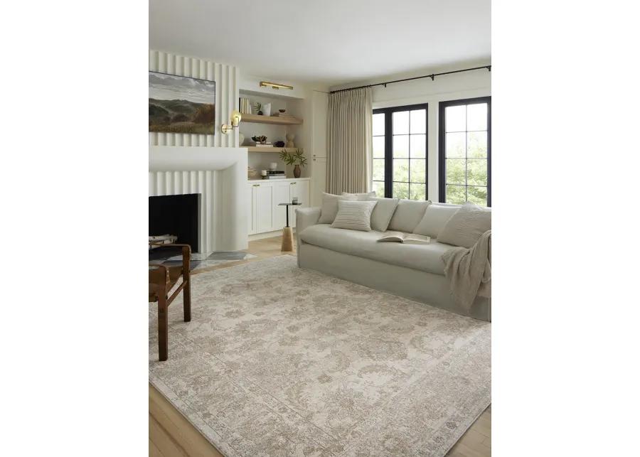 Odette ODT03 Ivory/Beige 6'7" x 9'6" Rug